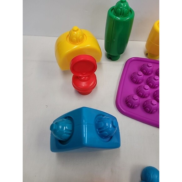 14 pc Fisher Price‎ POP ONZ Building System Additions Vintage Toddlers Preschool - Picture 4 of 7
